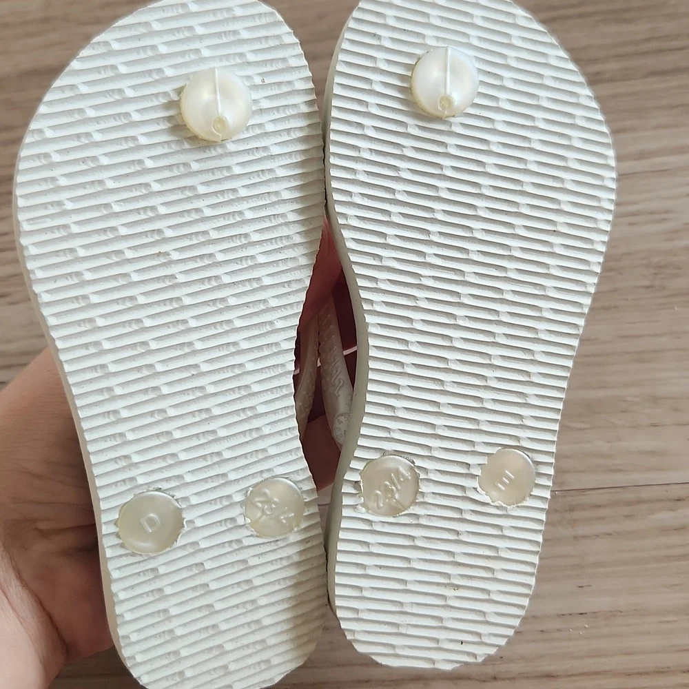Havaianas Kids Cream Flip Flops